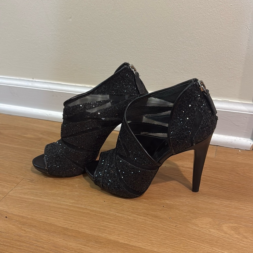 Nine West glitter heel. 3-3.5 inch heel. Size 6.5